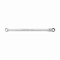 Nylox Burr-Rx Wheel Brush, Composite, 14 in Brush Dia, 1 in Face W, 2 in Arbor Hole, Crimped/Round Filamen 86108 - alternate 1